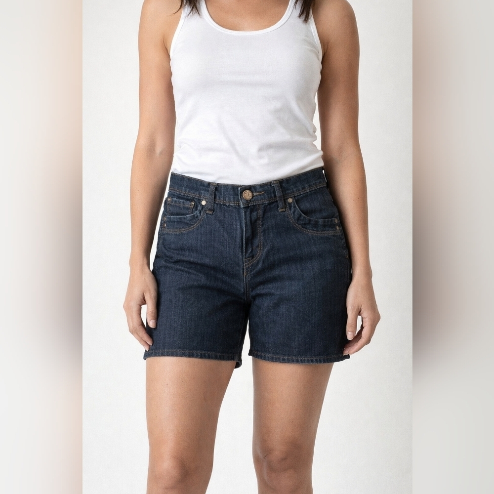 ☀️ STS Blue Dark Wash Denim Bermuda Shorts